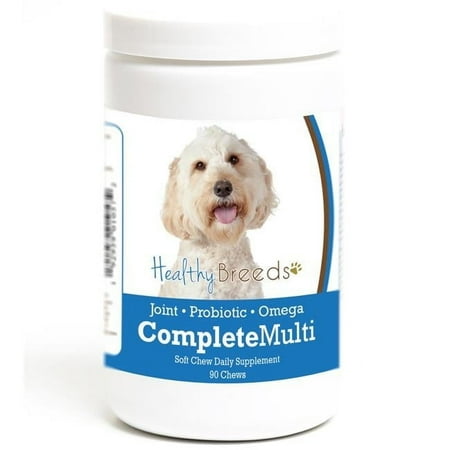 Healthy Breeds 192959010572 Labradoodle all in one Multivitamin Soft Chew - 90 Count