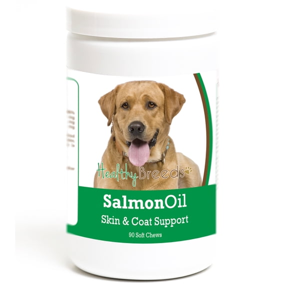 Healthy Breeds 192959017137 Labrador Retriever Salmon Oil Soft Chews - 90 Count