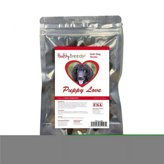Healthy Breeds 192959819472 7 oz Irish Water Spaniel Puppy Love Soft Chewy Treats