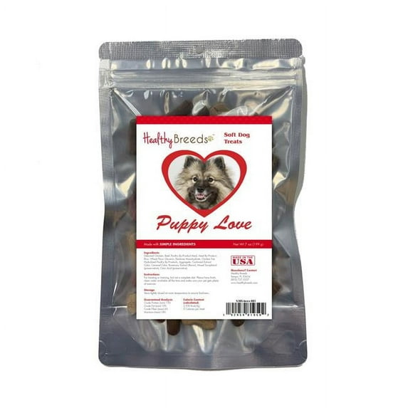 Healthy Breeds 192959819502 7 oz Keeshonden Puppy Love Soft Chewy Treats