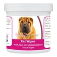 thumbnail image 1 of Healthy Breeds 192959823479 Chinese Shar Pei Ear Cleaning Wipes with Aloe & Eucalyptus for Dogs - 100 Count, 1 of 4