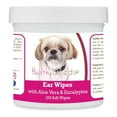 thumbnail image 1 of Healthy Breeds 192959824346 Peekapoo Ear Cleaning Wipes with Aloe & Eucalyptus for Dogs - 100 Count, 1 of 1