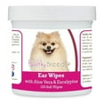 thumbnail image 1 of Healthy Breeds 192959824421 Pomeranian Ear Cleaning Wipes with Aloe & Eucalyptus for Dogs - 100 Count, 1 of 1