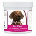 thumbnail image 1 of Healthy Breeds 192959824551 Rhodesian Ridgeback Ear Cleaning Wipes with Aloe & Eucalyptus for Dogs - 100 Count, 1 of 1