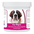thumbnail image 1 of Healthy Breeds 192959824766 Saint Bernard Ear Cleaning Wipes with Aloe & Eucalyptus for Dogs - 100 Count, 1 of 1