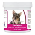 thumbnail image 1 of Healthy Breeds 192959824810 Swedish Vallhund Ear Cleaning Wipes with Aloe & Eucalyptus for Dogs - 100 Count, 1 of 1