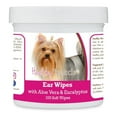 thumbnail image 1 of Healthy Breeds 192959825015 Yorkshire Terrier Ear Cleaning Wipes with Aloe & Eucalyptus for Dogs - 100 Count, 1 of 1