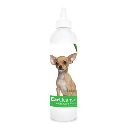Healthy Breeds 8 oz Chihuahua Ear Cleanse with Aloe Vera Cucumber Melon