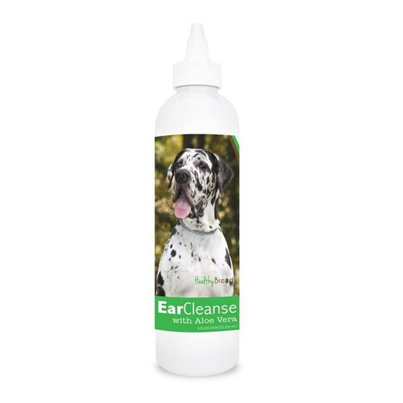 Healthy Breeds 8 oz Great Dane Ear Cleanse with Aloe Vera Cucumber Melon