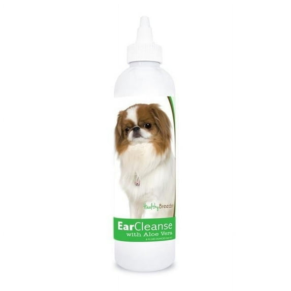 Healthy Breeds 840235109303 8 oz Japanese Chin Ear Cleanse with Aloe Vera Cucumber Melon