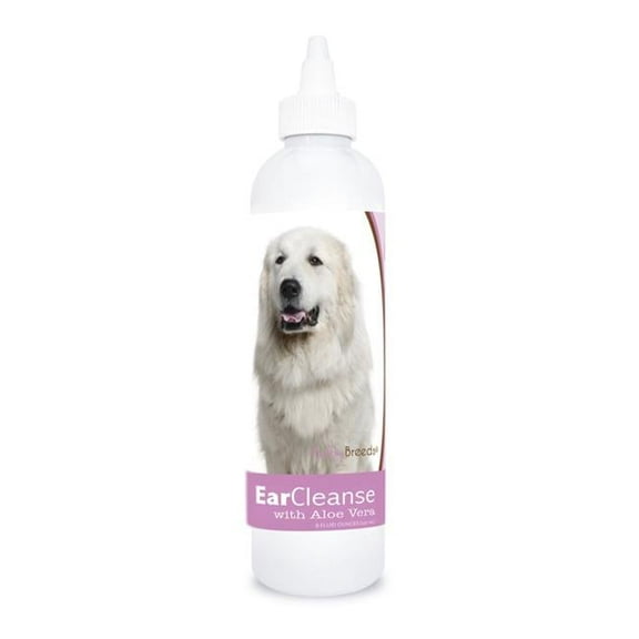 Healthy Breeds 840235113300 8 oz Great Pyrenees Ear Cleanse with Aloe Vera Sweet Pea & Vanilla