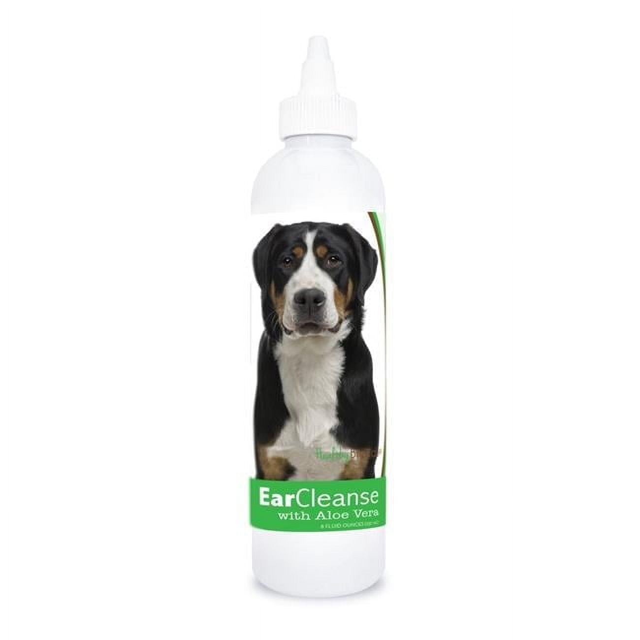 Healthy Breeds 840235115564 8 oz Greater Swiss Mountain Dog Ear Cleanse with Aloe Vera Cucumber Melon