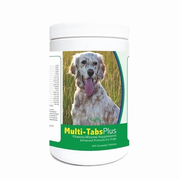 Healthy Breeds 840235122883 English Setter Multi-Tabs Plus Chewable Tablets - 365 Count
