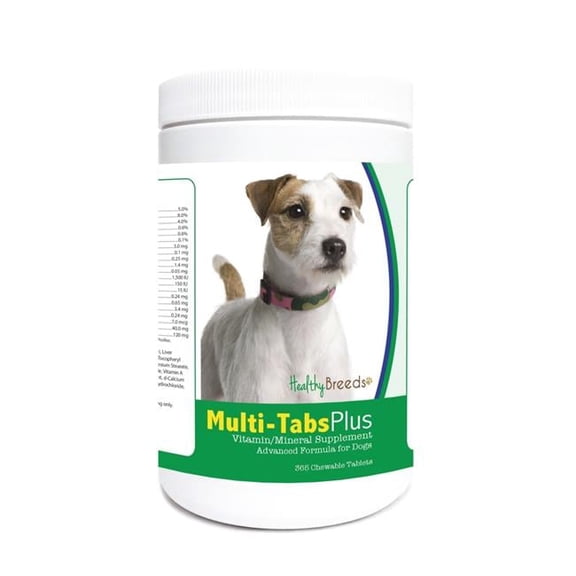 Healthy Breeds 840235123521 Parson Russell Terrier Multi-Tabs Plus Chewable Tablets - 365 Count