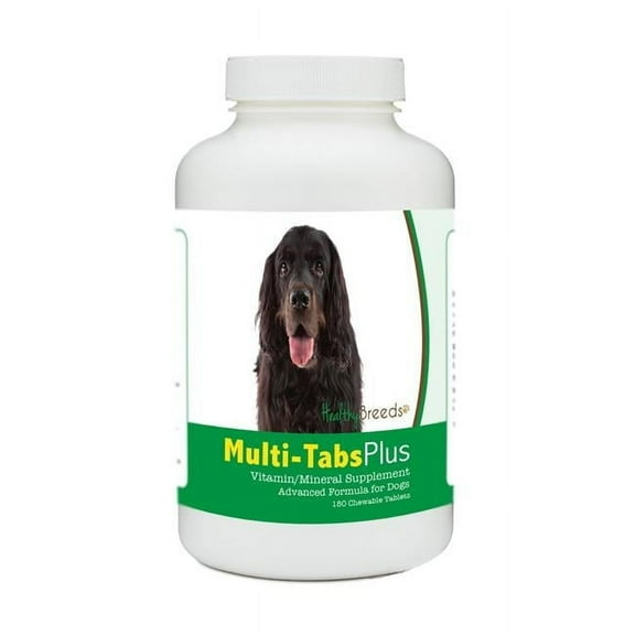 Healthy Breeds 840235140290 Gordon Setter Multi-Tabs Plus Chewable Tablets - 180 Count