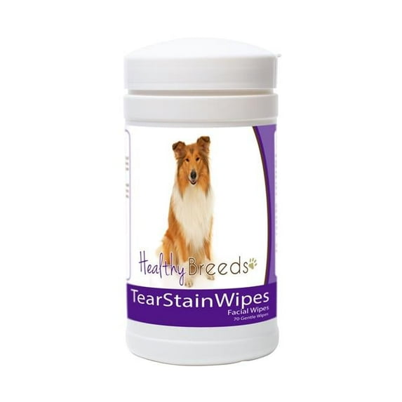 Healthy Breeds 840235152859 Collie Tear Stain Wipes