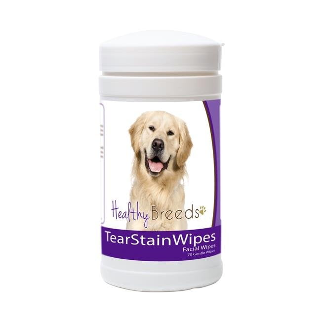 Healthy Breeds 840235152941 Golden Retriever Tear Stain Wipes