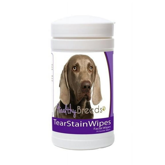Healthy Breeds 840235153078 Weimaraner Tear Stain Wipes