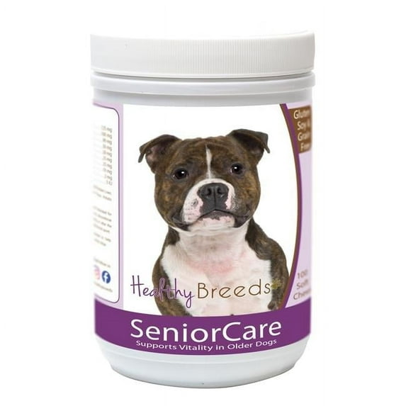 Healthy Breeds 840235163794 Staffordshire Bull Terrier Senior Dog Care Soft Chews