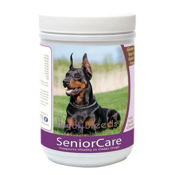 Healthy Breeds 840235164487 Doberman Pinscher Senior Dog Care Soft Chews