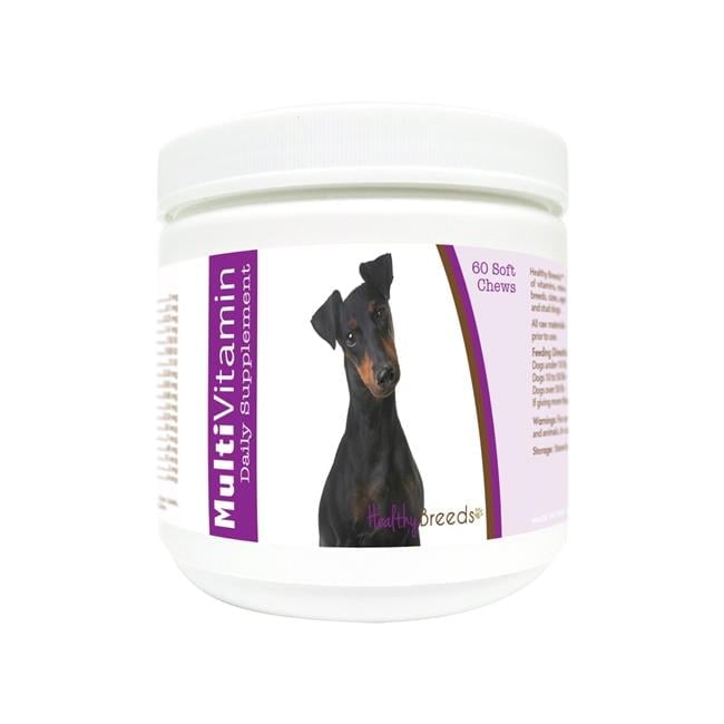 Healthy Breeds 840235173434 Manchester Terrier Multi-Vitamin Soft Chews - 60 Count