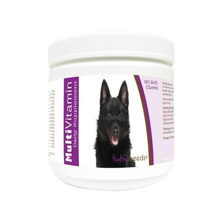 Healthy Breeds 840235173908 Schipperke Multi-Vitamin Soft Chews - 60 Count