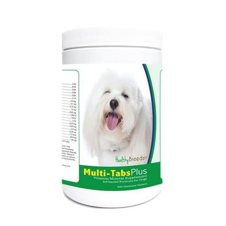 Healthy Breeds 840235176664 Coton de Tulear Multi-Tabs Plus Chewable Tablets - 365 Count