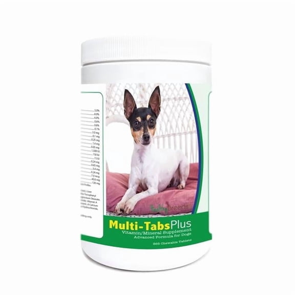 Healthy Breeds 840235177197 Toy Fox Terrier Multi-Tabs Plus Chewable Tablets - 365 Count