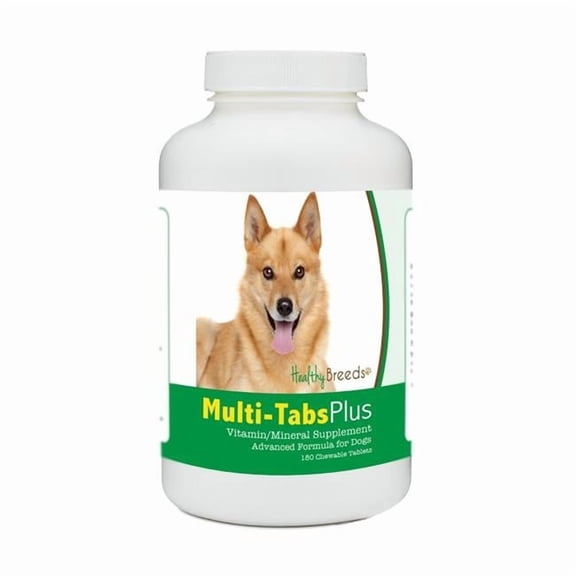 Healthy Breeds 840235177333 Finnish Spitz Multi-Tabs Plus Chewable Tablets - 180 Count