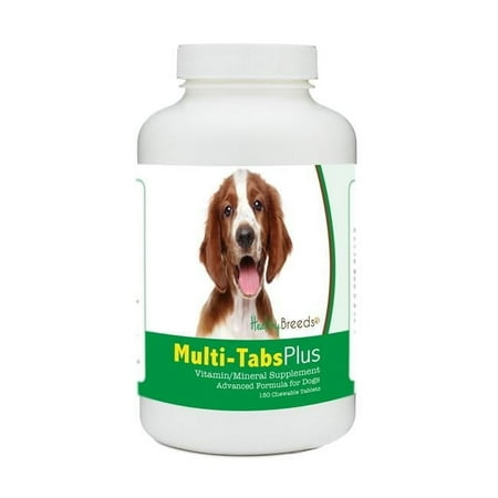 Healthy Breeds 840235177456 Welsh Springer Spaniel Multi-Tabs Plus Chewable Tablets - 180 Count