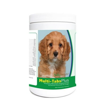 Healthy Breeds 840235177869 Cavapoo Multi-Tabs Plus Chewable Tablets - 365 Count