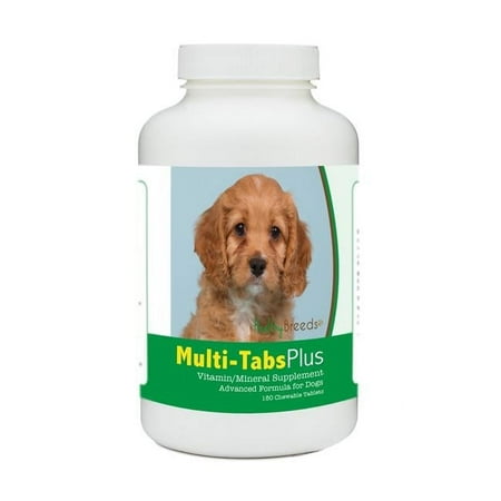 Healthy Breeds 840235177968 Cavapoo Multi-Tabs Plus Chewable Tablets - 180 Count
