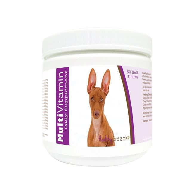 Healthy Breeds 840235178323 Cirneco Dell Etna Multi-Vitamin Soft Chews - 60 Count