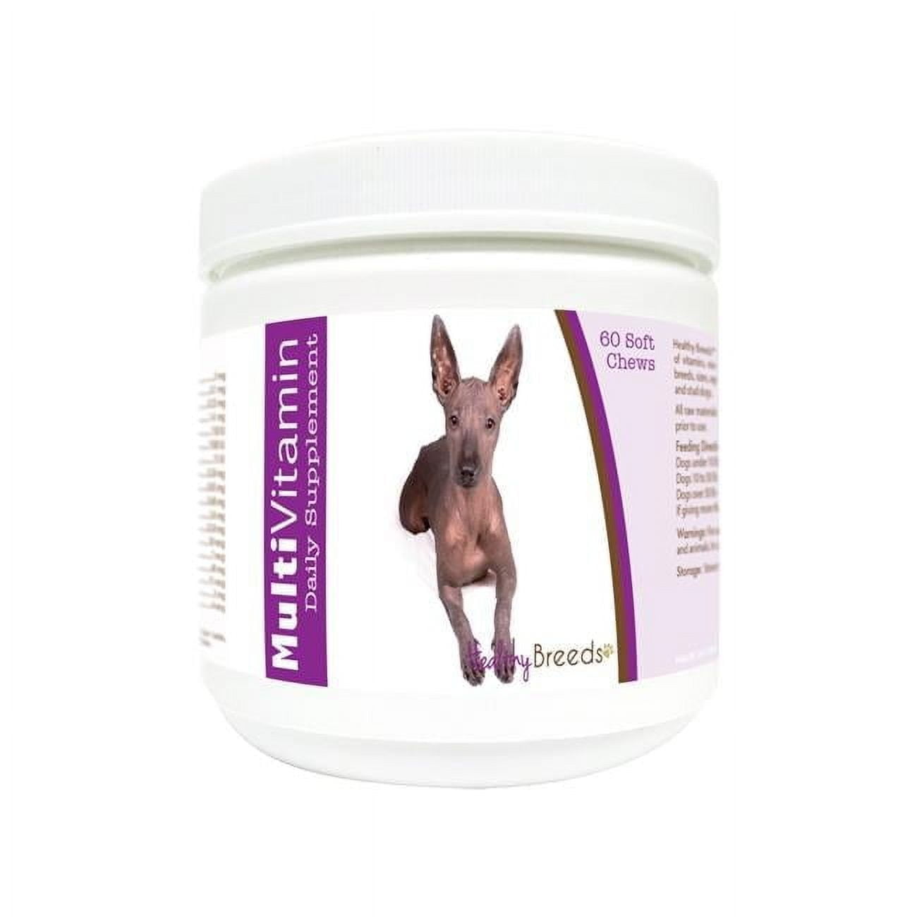 Healthy Breeds 840235178743 Xoloitzcuintli Multi-Vitamin Soft Chews - 60 Count