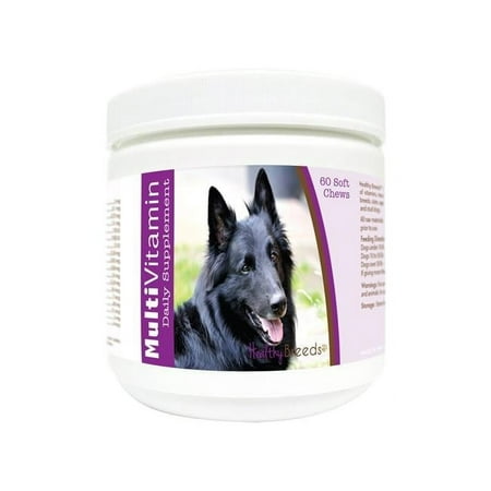 Healthy Breeds 840235179795 Belgian Sheepdog Multi-Vitamin Soft Chews - 60 Count