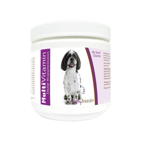 Healthy Breeds 840235179894 Shih-Poo Multi-Vitamin Soft Chews - 60 Count