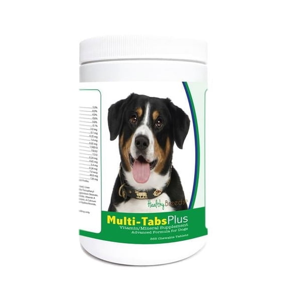 Healthy Breeds 840235180142 Entlebucher Mountain Dog Multi-Tabs Plus Chewable Tablets - 365 Count
