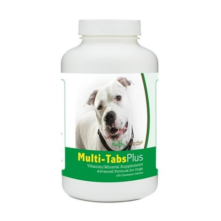 Healthy Breeds 840235180524 Pit Bull Multi-Tabs Plus Chewable Tablets - 180 Count