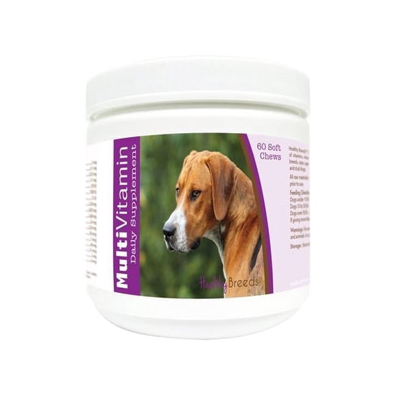 Healthy Breeds 840235180593 English Foxhound Multi-Vitamin Soft Chews - 60 Count