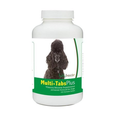 Healthy Breeds 840235181798 Poodle Multi-Tabs Plus Chewable Tablets - 180 Count