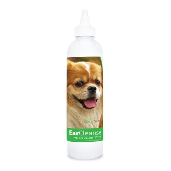 Healthy Breeds 840235196921 8 oz Tibetan Spaniel Ear Cleanse with Aloe Vera Cucumber Melon