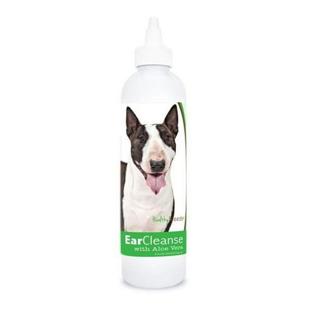 Healthy Breeds 840235197270 8 oz Miniature Bull Terrier Ear Cleanse with Aloe Vera Cucumber Melon