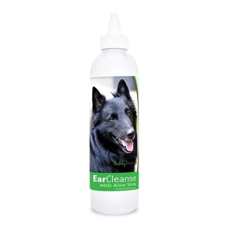 Healthy Breeds 840235197577 8 oz Belgian Sheepdog Ear Cleanse with Aloe Vera Cucumber Melon