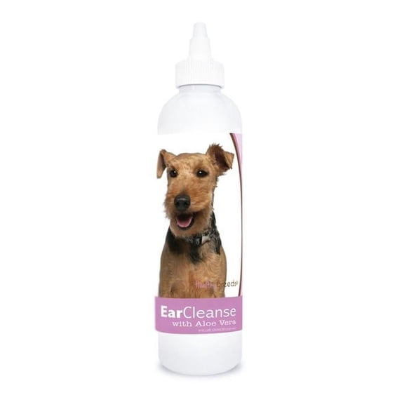 Healthy Breeds 840235198338 8 oz Welsh Terrier Ear Cleanse with Aloe Vera Sweet Pea & Vanilla