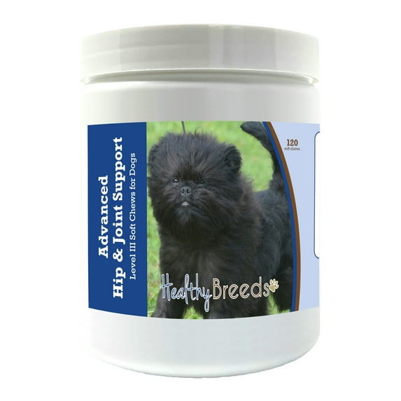 Healthy Breeds Affenpinscher Advanced Hip & Joint Support Level III Soft Chews for Dogs 120 Count