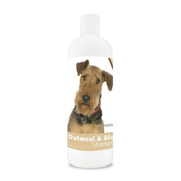 Healthy Breeds Airedale Terrier Oatmeal Dog Shampoo with Aloe 16 oz