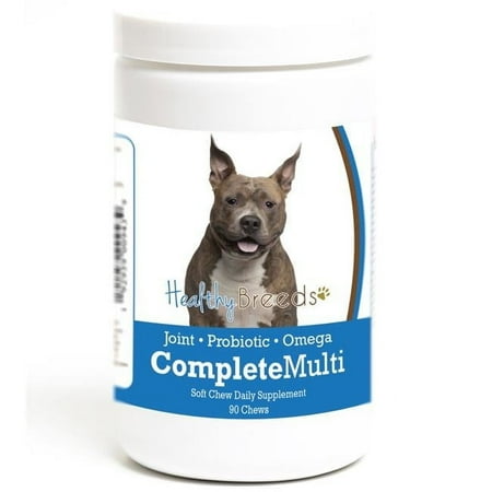 Healthy Breeds American Staffordshire Terrier all in one Multivitamin Soft Chew - 90 Count