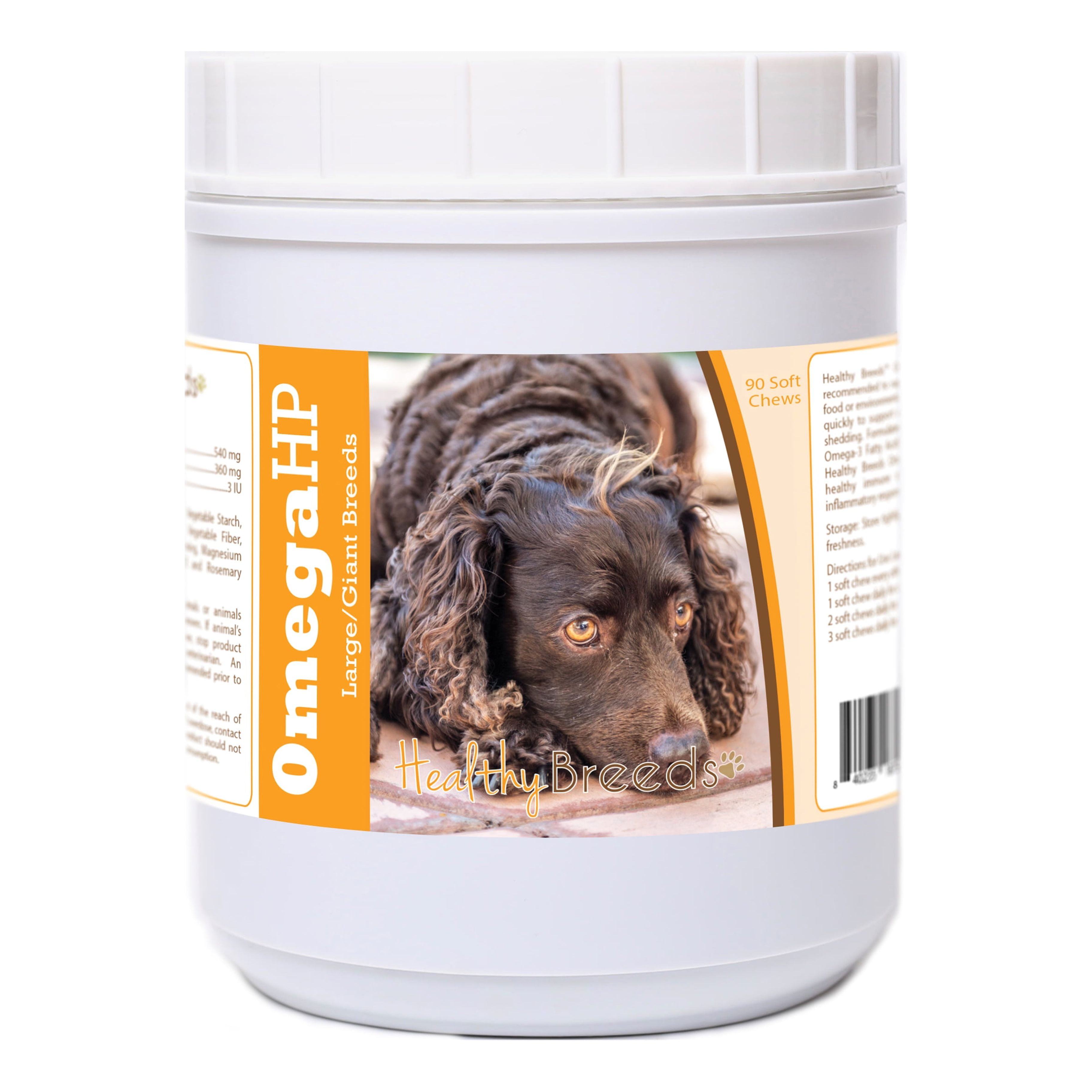 Healthy Breeds American Water Spaniel Omega HP Fatty Acid Skin and Coat Support Soft Chews