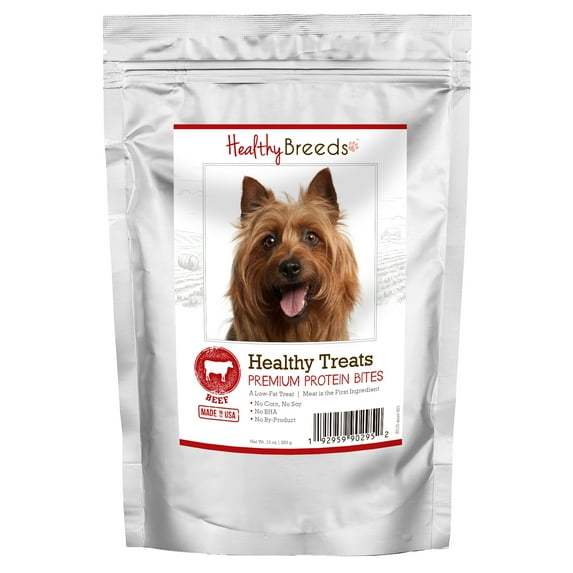Healthy Breeds Australian Terrier Healthy Treats Premium Protein Bites Beef 10 oz