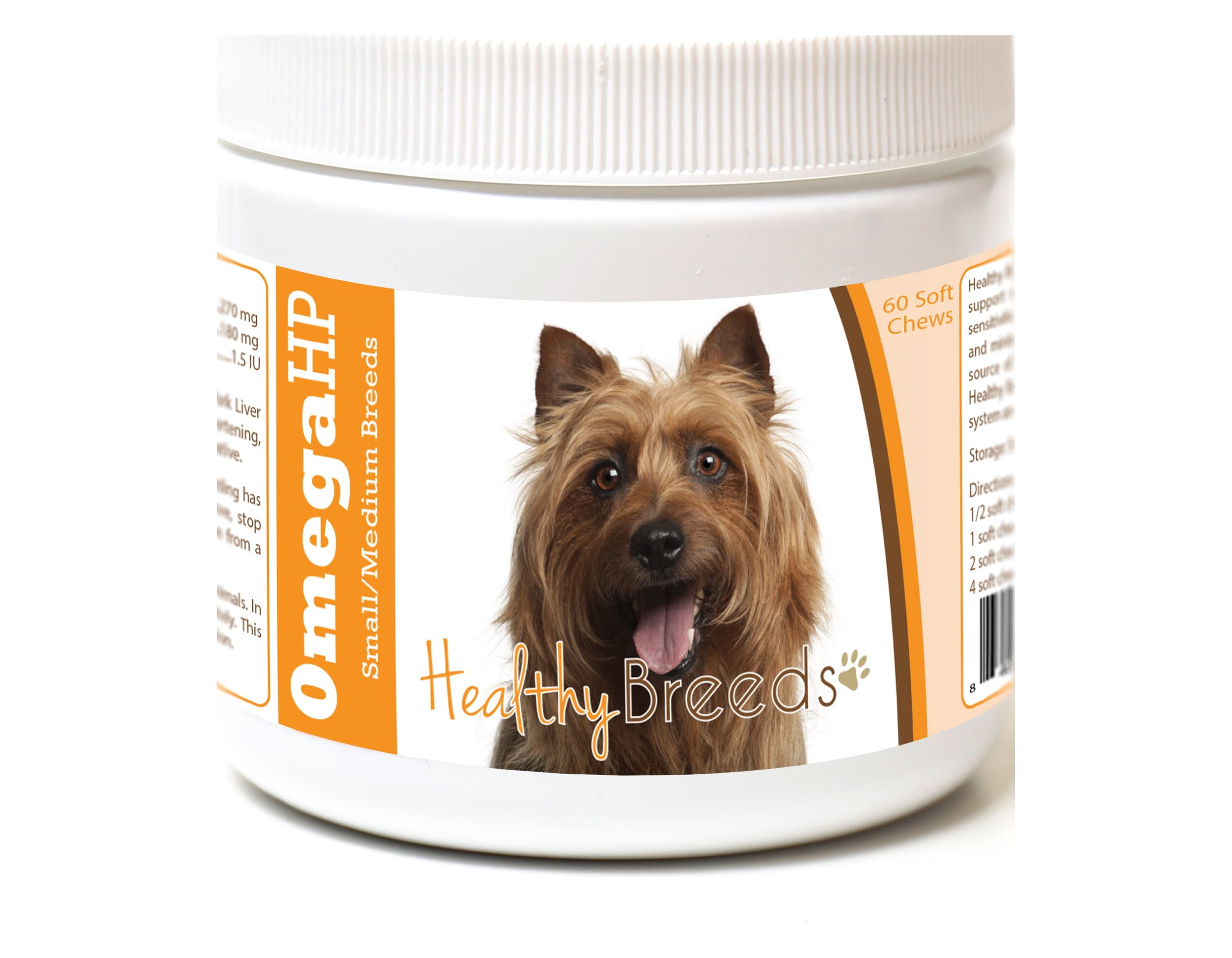 Healthy Breeds Australian Terrier Omega HP Fatty Acid Skin and Coat Support Soft Chews